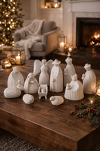 Modernes Weihnachtskrippen Set